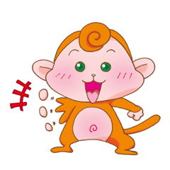 [LINEスタンプ] おサルだにょ！