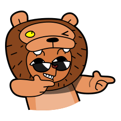 [LINEスタンプ] Singoman the Lion-Man from Malang
