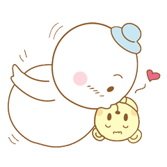 [LINEスタンプ] Snowman and Teddy bear-friendship story