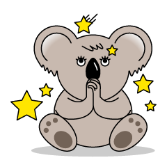 [LINEスタンプ] かわいいコアラ