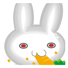 [LINEスタンプ] カワイイうさぽん☆たまにシュール