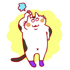 [LINEスタンプ] ねこのもりす2