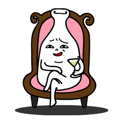 [LINEスタンプ] 純粋じゃないミルキー