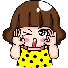 [LINEスタンプ] Beautiful Girl...