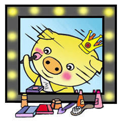 [LINEスタンプ] Miss Moo Universe