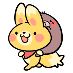 [LINEスタンプ] きつ音ともぐ夫