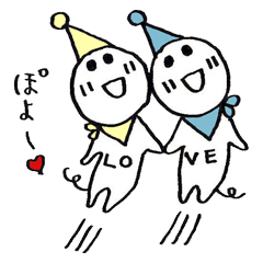 [LINEスタンプ] 謎の生命体「ふぁにぽ」