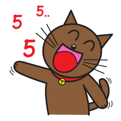 [LINEスタンプ] Simple Cat By Apple