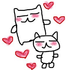 [LINEスタンプ] nyayan and mo