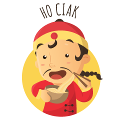 [LINEスタンプ] HO CIAK (Delicious)