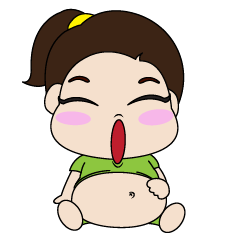 [LINEスタンプ] Amy Pregnancy