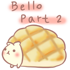 [LINEスタンプ] Bello (食品＆英文)
