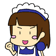 [LINEスタンプ] たまにマジメなメイドさん