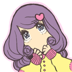 [LINEスタンプ] きまぐれ彼女