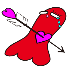 [LINEスタンプ] Red Wiener(赤ウインナー）