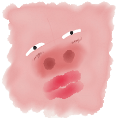 [LINEスタンプ] 脂肪豚饅頭