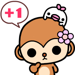 [LINEスタンプ] The Winwin monkey