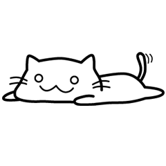 [LINEスタンプ] 役に立たない猫スタンプ 二匹目の画像（メイン）