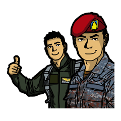 [LINEスタンプ] Thai Air Force 2 HDの画像（メイン）