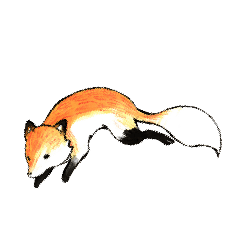 [LINEスタンプ] Quick orange fox