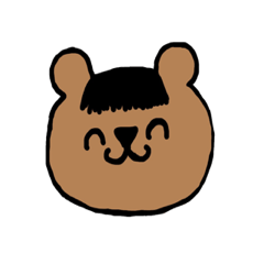 [LINEスタンプ] まえがみあにまる