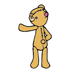 [LINEスタンプ] テディベアのセオドア