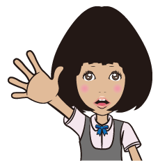 困り顔のみな美さん2