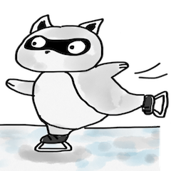 [LINEスタンプ] カナダからやってきたアライグマ
