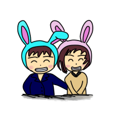 [LINEスタンプ] Lawbit ＆ Lisbit