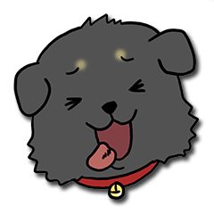 [LINEスタンプ] Mali - The Thai Black Dog