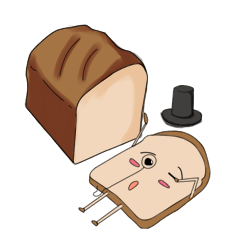 [LINEスタンプ] Mr. Bread Eng Ver.