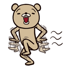 [LINEスタンプ] Amusing Bear