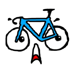 [LINEスタンプ] 自転車スマイルの画像（メイン）