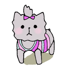 [LINEスタンプ] かわゆい小犬のキャンディちゃん