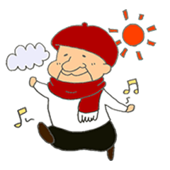 [LINEスタンプ] ろとじいさん