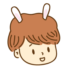 [LINEスタンプ] Rabbit Boo and his friends