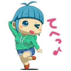 [LINEスタンプ] ぷちッ娘(日常)