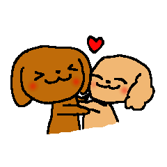 [LINEスタンプ] トイプードルのちょこちゃん