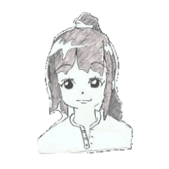 [LINEスタンプ] コピー用紙(容姿)な彼女