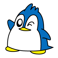 [LINEスタンプ] ずんぐりペンギン