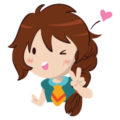 [LINEスタンプ] Chabbie the Funny Expressive Cute Girl