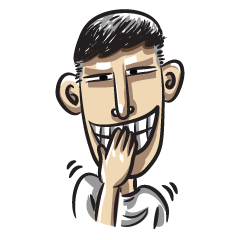 [LINEスタンプ] here-ahe