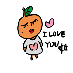 [LINEスタンプ] A story of Orange