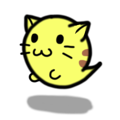 [LINEスタンプ] ghost cat cat