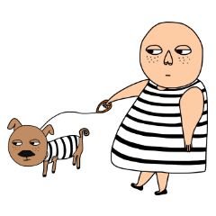 [LINEスタンプ] Lady Fatty and Boobi