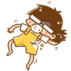 [LINEスタンプ] The Backacher