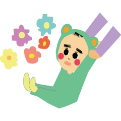 [LINEスタンプ] 僕、りっくん！