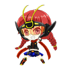 [LINEスタンプ] J-HERO GIRL