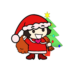 [LINEスタンプ] Mini Santa Girl