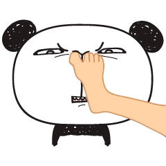 [LINEスタンプ] 悪いパンダ